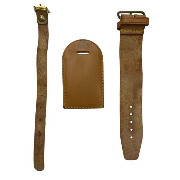 EUC - Louis Vuitton Vachetta Poignet & Luggage Tag - Picture 5 of 5